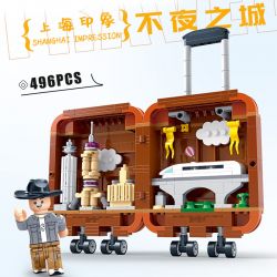 ZHI DELE DL-50352 50352 DL50352 non  ???N TƯỢNG THƯỢNG HẢI bộ đồ chơi xếp lắp ráp ghép mô hình 496 khối