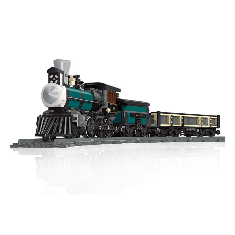 JIESTAR 59001 non  TH 10 TÀU HƠI NƯỚC bộ đồ chơi xếp lắp ráp ghép mô hình Creator Expert TH 10 STEAM TRAIN Chuyên Gia Sáng Tạo 560 khối