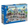 WOMA C9698 9698 non  SỞ CẢNH SÁT bộ đồ chơi xếp lắp ráp ghép mô hình City Thành Phố 1230 khối