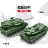 SEMBO 711002 non  XE TĂNG LEOPARD 2 ĐIỀU KHIỂN TỪ XA bộ đồ chơi xếp lắp ráp ghép mô hình Military Army SURVIVAL WARFARE Quân Sự Bộ Đội 1114 khối