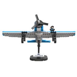 JAKI JK9159 9159 non  MÁY BAY CHIẾN ĐẤU HỔ ĐỊA NGỤC F2F THẾ THỨ HAI bộ đồ chơi xếp lắp ráp ghép mô hình MILITARY ZONE F2F HELL TIGER FIGHTER 356 khối