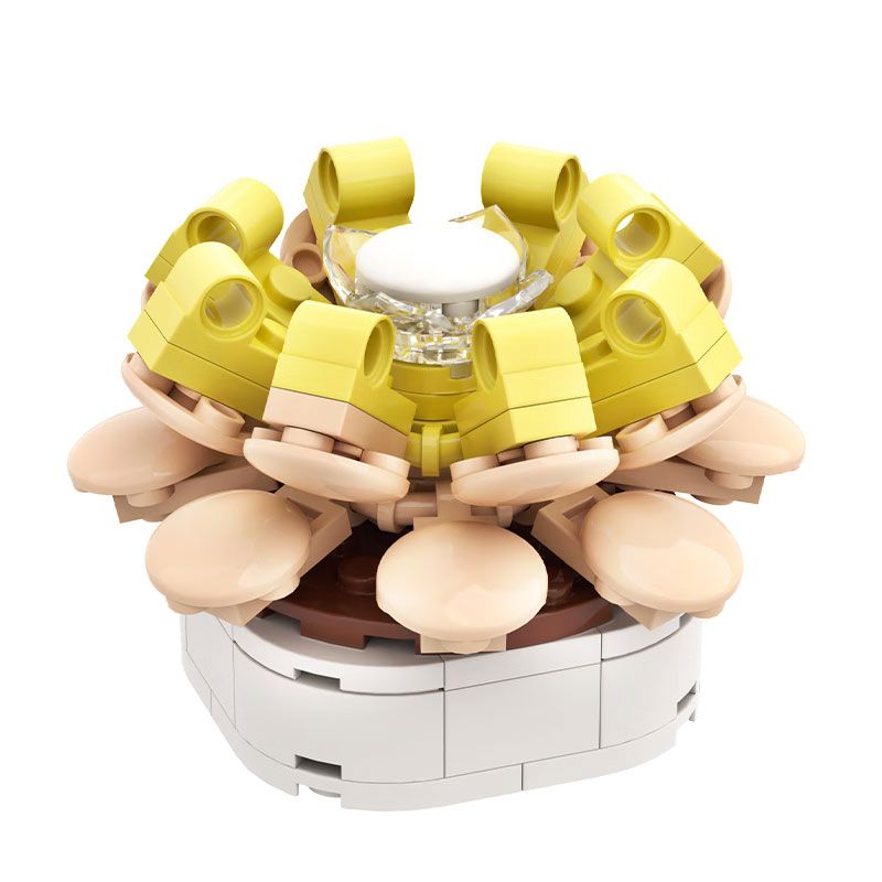 ZHEGAO DS1033 1033 non  MỘT CHIẾC LÁ BIẾT MÙA THU bộ đồ chơi xếp lắp ráp ghép mô hình Flowers Hoa