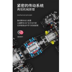 KJ35091 35091 non  XE OFF-ROAD BỐN LẦN TOÀN THỜI GIAN 4X4 tỷ lệ 1:16 bộ đồ chơi xếp lắp ráp ghép mô hình  Kỹ Thuật Công Nghệ Cao Mô Hình Phương Tiện 1000 khối