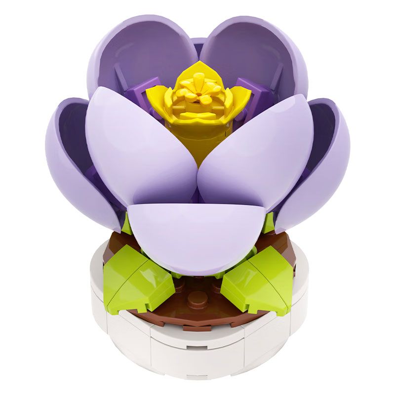 ZHEGAO DS1029 1029 non  ÁNH TRĂNG QUYẾN RŨ bộ đồ chơi xếp lắp ráp ghép mô hình Flowers Hoa