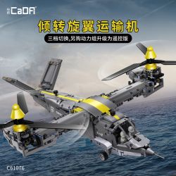 CADA DOUBLEE C61076 61076 non  MÁY BAY CÁNH QUẠT NGHIÊNG ĐA NĂNG BELL V-280 VALOR bộ đồ chơi xếp lắp ráp ghép mô hình  Kỹ Thuật Công Nghệ Cao Mô Hình Phương Tiện 1424 khối