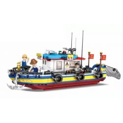 WOMA C0358 0358 non  DONGHAI BUỔI SÁNG ÁNH bộ đồ chơi xếp lắp ráp ghép mô hình 602 khối