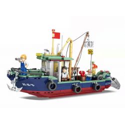 WOMA C0356 0356 non  BOHAI CHANGZHENG. bộ đồ chơi xếp lắp ráp ghép mô hình 619 khối