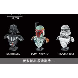 MouldKing 21020 Mould King 21020 non  ĐIÊU KHẮC CỦA DAS VADA bộ đồ chơi xếp lắp ráp ghép mô hình Star Wars DARTH LORD MK STARS Chiến Tranh Giữa Các Vì Sao 936 khối