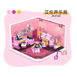 JAKI JK2161 2161 JK2162 2162 JK2163 2163 JK2160 2160 non  PHÒNG THANH NHẠC ALLEN KHOA HỌC AI BONNIE TẬP THỂ DỤC SALLY NGHỆ THUẬT VIRGINIA bộ đồ chơi xếp lắp ráp ghép mô hình Girl Con Gái 451 khối