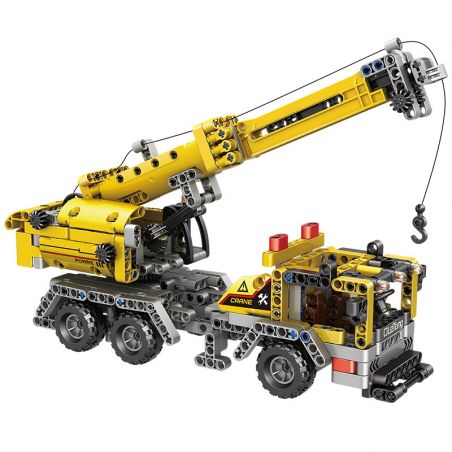 QIAO LE TONG 5356 non  CẦU TRỤC CƠ KHÍ bộ đồ chơi xếp lắp ráp ghép mô hình  CRANE Kỹ Thuật Công Nghệ Cao Mô Hình Phương Tiện 435 khối