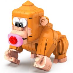 OPENING KD99002-3 99002-3 non  ĐƯỜI ƯƠI TRÍ TUỆ bộ đồ chơi xếp lắp ráp ghép mô hình CLEVER ORANGUTAN - EVERYTHING CAN BE CLAMPED