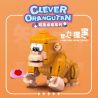 OPENING KD99002-3 99002-3 non  ĐƯỜI ƯƠI TRÍ TUỆ bộ đồ chơi xếp lắp ráp ghép mô hình CLEVER ORANGUTAN - EVERYTHING CAN BE CLAMPED