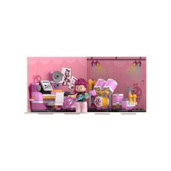 JAKI JK2161 2161 JK2162 2162 JK2163 2163 JK2160 2160 non  PHÒNG THANH NHẠC ALLEN KHOA HỌC AI BONNIE TẬP THỂ DỤC SALLY NGHỆ THUẬT VIRGINIA bộ đồ chơi xếp lắp ráp ghép mô hình Girl Con Gái 451 khối