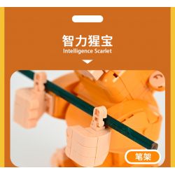 OPENING KD99002-3 99002-3 non  ĐƯỜI ƯƠI TRÍ TUỆ bộ đồ chơi xếp lắp ráp ghép mô hình CLEVER ORANGUTAN - EVERYTHING CAN BE CLAMPED