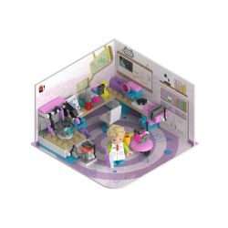 JAKI JK2161 2161 JK2162 2162 JK2163 2163 JK2160 2160 non  PHÒNG THANH NHẠC ALLEN KHOA HỌC AI BONNIE TẬP THỂ DỤC SALLY NGHỆ THUẬT VIRGINIA bộ đồ chơi xếp lắp ráp ghép mô hình Girl Con Gái 451 khối