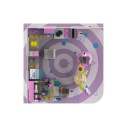 JAKI JK2161 2161 JK2162 2162 JK2163 2163 JK2160 2160 non  PHÒNG THANH NHẠC ALLEN KHOA HỌC AI BONNIE TẬP THỂ DỤC SALLY NGHỆ THUẬT VIRGINIA bộ đồ chơi xếp lắp ráp ghép mô hình Girl Con Gái 451 khối