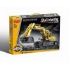 QIAO LE TONG 5355 non  MÁY XÚC. bộ đồ chơi xếp lắp ráp ghép mô hình  EXCAVATOR Kỹ Thuật Công Nghệ Cao Mô Hình Phương Tiện 522 khối