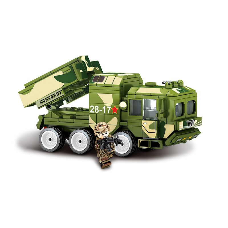 SEMBO 105601 non  TÊN LỬA HÀNH TRÌNH LONG SWORD-10 bộ đồ chơi xếp lắp ráp ghép mô hình Military Army CJ-10 CRUISE MISSILE Quân Sự Bộ Đội 301 khối