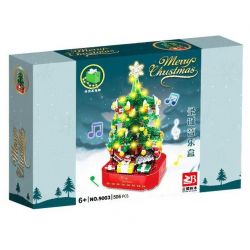FAIR 9003 non  BÔNG bộ đồ chơi xếp lắp ráp ghép mô hình Christmas MERRY CHRISTMAS Giáng Sinh 506 khối