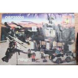 OXFORD OSP35000 35000 non  CẢNH SÁT DA ĐEN bộ đồ chơi xếp lắp ráp ghép mô hình City 경찰특공대Q BLACK COP Thành Phố