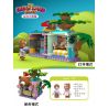 JAKI JK2102 2102 non  NGÔI NHÀ GẤU RỪNG bộ đồ chơi xếp lắp ráp ghép mô hình THE GREAT LAND 223 khối
