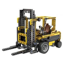 QIAO LE TONG 5352 non  XE NÂNG bộ đồ chơi xếp lắp ráp ghép mô hình  FORKLIFT TRUCK Kỹ Thuật Công Nghệ Cao Mô Hình Phương Tiện 322 khối