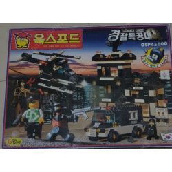 OXFORD OSP45000 45000 non  CẢNH SÁT DA ĐEN bộ đồ chơi xếp lắp ráp ghép mô hình City 경찰특공대Q BLACK COP Thành Phố