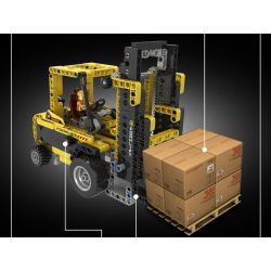 QIAO LE TONG 5352 non  XE NÂNG bộ đồ chơi xếp lắp ráp ghép mô hình  FORKLIFT TRUCK Kỹ Thuật Công Nghệ Cao Mô Hình Phương Tiện 322 khối