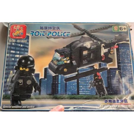 OXFORD OSP14000 14000 SLUBAN M38-B1800 B1800 1800 M38B1800 38-B1800 non  CẢNH SÁT DA ĐEN bộ đồ chơi xếp lắp ráp ghép mô hình City 경찰특공대Q BLACK COP Thành Phố