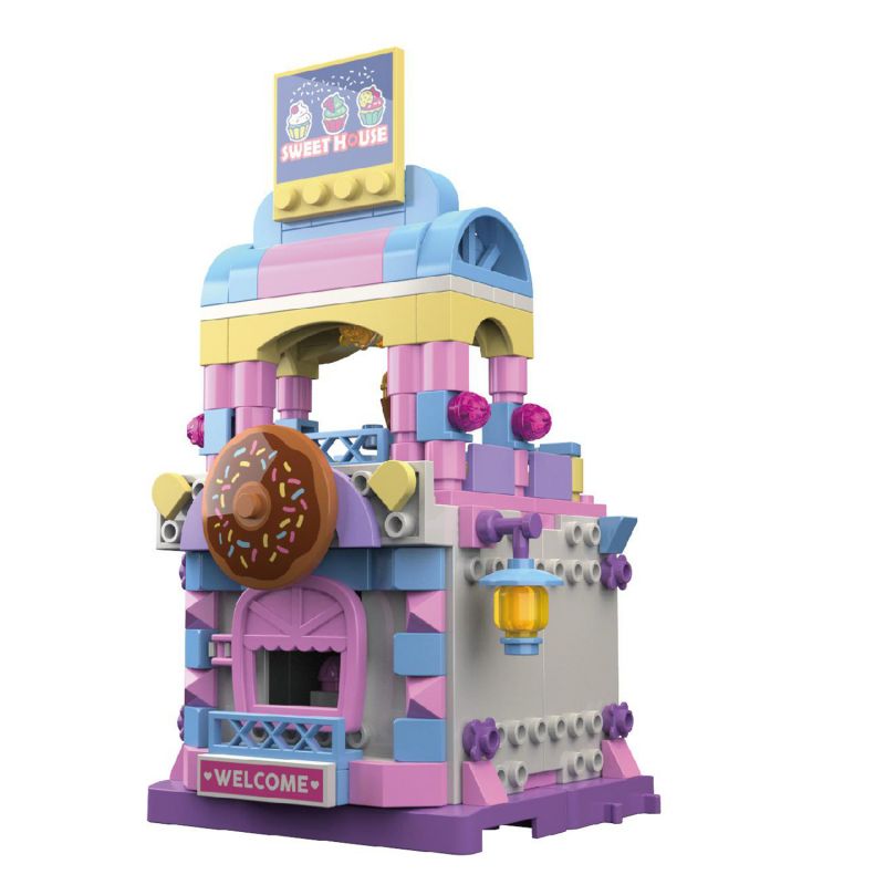 JAKI JK2105 2105 non  NGÔI NHÀ TRÁNG MIỆNG TRONG MƠ bộ đồ chơi xếp lắp ráp ghép mô hình THE GREAT LAND SWEET HOUSE 228 khối