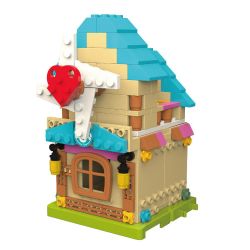 JAKI JK2106 2106 non  NHÀ CỐI XAY GIÓ LỤC ĐỊA bộ đồ chơi xếp lắp ráp ghép mô hình THE GREAT LAND 238 khối