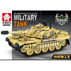 LEYI 66008 non  XE TĂNG THÁCH THỨC bộ đồ chơi xếp lắp ráp ghép mô hình Military Army MILITARY TANK CHALLENGER MAIN BATTLE Quân Sự Bộ Đội 536 khối