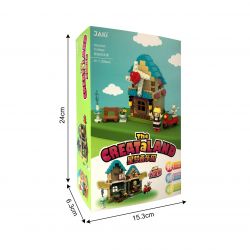 JAKI JK2106 2106 non  NHÀ CỐI XAY GIÓ LỤC ĐỊA bộ đồ chơi xếp lắp ráp ghép mô hình THE GREAT LAND 238 khối