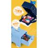 OPENING KD99002-2 99002-2 non  CÁ VOI TÒ MÒ bộ đồ chơi xếp lắp ráp ghép mô hình CURIOUS WHALE - FUNNY AND CUTE STORAGE BOX