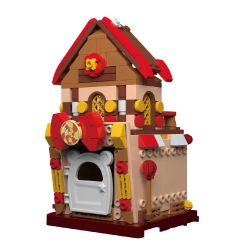 JAKI JK2110 2110 non  NGÔI NHÀ KẸO NGỌT NGÀO bộ đồ chơi xếp lắp ráp ghép mô hình THE GREAT LAND 260 khối