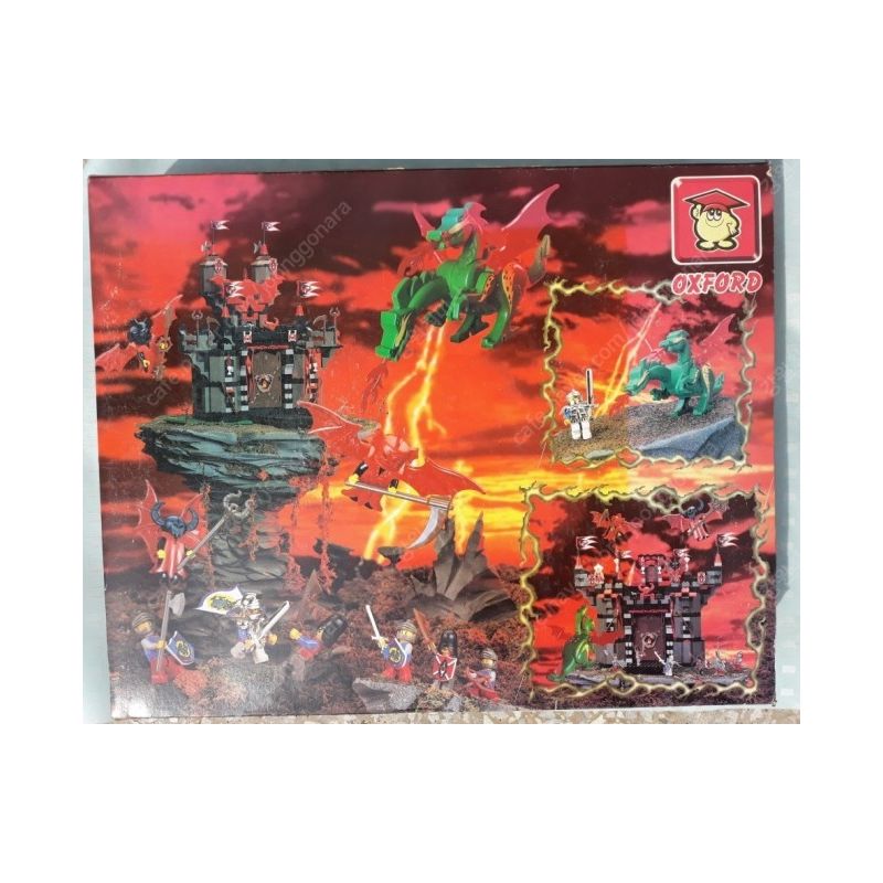OXFORD ODD15000 15000 non  RỒNG HAI ĐẦU bộ đồ chơi xếp lắp ráp ghép mô hình Medieval Castle 쌍두용 DRAGON Chiến Tranh Trung Cổ
