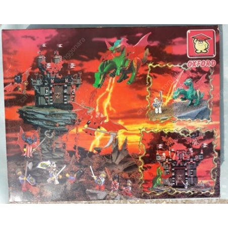 OXFORD ODD15000 15000 non  RỒNG HAI ĐẦU bộ đồ chơi xếp lắp ráp ghép mô hình Medieval Castle 쌍두용 DRAGON Chiến Tranh Trung Cổ
