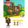 JAKI JK2111 2111 non  NGÔI NHÀ TRÊN CÂY TRONG RỪNG bộ đồ chơi xếp lắp ráp ghép mô hình THE GREAT LAND TREE HOUSE 250 khối