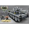 LEYI 66005 non  XE TĂNG 38T. bộ đồ chơi xếp lắp ráp ghép mô hình Military Army MILITARY TANK 38T MAIN BATTLE Quân Sự Bộ Đội 502 khối