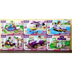 IBLOCK PL-920-26 920-26 PL920-26 STAR MERRY SM904 non  CÔ GÁI 6 TRONG 1 bộ đồ chơi xếp lắp ráp ghép mô hình  PLEASANT Các Bạn Gái