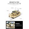 ACHKO 40003 non  XE TĂNG CHÍNH M1A2 ABRAM bộ đồ chơi xếp lắp ráp ghép mô hình Military Army DREAM CAR Quân Sự Bộ Đội 914 khối