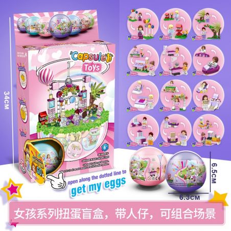 IBLOCK PL-920-25 920-25 PL920-25 STAR MERRY SM901A 901A SM901B 901B non  LÂU ĐÀI SÂN VƯỜN bộ đồ chơi xếp lắp ráp ghép mô hình Girl PLEASANT Con Gái