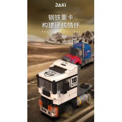 JAKI JK9062 9062 non  XE TẢI PETER bộ đồ chơi xếp lắp ráp ghép mô hình Racers TRUCK SET Đua Tốc Độ 183 khối