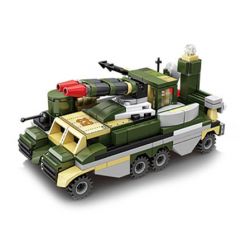 Kazi KY84123 84123 non  XE BỌC THÉP ĐA NĂNG bộ đồ chơi xếp lắp ráp ghép mô hình Military Army Quân Sự Bộ Đội 418 khối