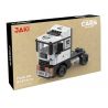 JAKI JK9061 9061 non  XE BÁN TẢI VOLVO bộ đồ chơi xếp lắp ráp ghép mô hình Racers TRUCK SET Đua Tốc Độ 171 khối