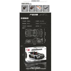 EXTRAORDINARY F10001 10001 ITS 10089 JIESTAR 92025 MouldKing 13123 13126 Mould King 13123 13126 REBRICKABLE MOC-73939 73939 MOC73939 non  MERCEDES-BENZ AMG GT (42115 BỘ) bộ đồ chơi xếp lắp ráp ghép mô hình 1:8 AMG GT R BLACK SERIES Tỷ Lệ 1:8 2539 khối