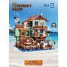 ZHEGAO 00421 non  BẾN NGƯ PHỦ bộ đồ chơi xếp lắp ráp ghép mô hình Modular Buildings FISHMAN'S WHARF Mô Hình Nhà Cửa 2046 khối
