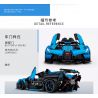 ITS 10088 non  BUGADI BOLIDE. bộ đồ chơi xếp lắp ráp ghép mô hình 1:8 BUGATTI BOLIDE Tỷ Lệ 1:8 3376 khối