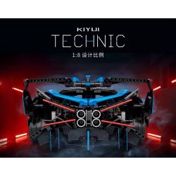 ITS 10088 non  BUGADI BOLIDE. bộ đồ chơi xếp lắp ráp ghép mô hình 1:8 BUGATTI BOLIDE Tỷ Lệ 1:8 3376 khối