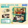 ZHEGAO DZ6135 6135 non  CÔNG VIÊN CÀ PHÊ SÁNG TẠO bộ đồ chơi xếp lắp ráp ghép mô hình Creator COFFEE CREATIVE PARK 1228 khối